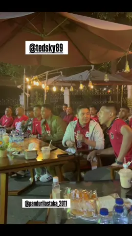 Nobar Timnas Pak Seskab bareng Pandurilastaka 🇮🇩🥳🥳