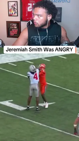 Jeremiah Smith Took It PERSONAL #cfb #CollegeFootball #ohiostate #illinois #jeremiahsmith 