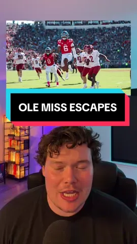 Is Ole Miss a fraud? Barely escaped Washington State at home #washingtonstate #olemiss #CollegeFootball #cfb 