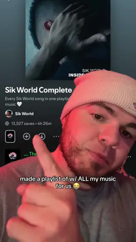 made a spotify playlist for us 😭🤍