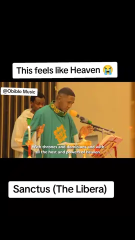 This feels like Heaven😭🔥 Goosebumps everywhere! Our parishioners ate this one and left no crumbs. You can literally feel the angels joining in! 🎵 Song: Sanctus (The Libera) 🎼 Arranged by: @Lawrence Xavior Okon 🎤 Rendered by: The Obiblo Music Crew If you’re proud to be Catholic, share this powerful moment 🙏 #catholicchoristers #catholictiktok #latin #fyp #obiblomusic 