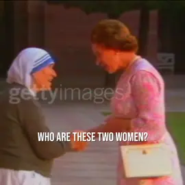 Mother Teresa (1910 - 1997) and Queen Elizabeth II (1926 - 2022) in 1983 #fyp #motherteresa #queenelizabeth #viral #foryoupage 