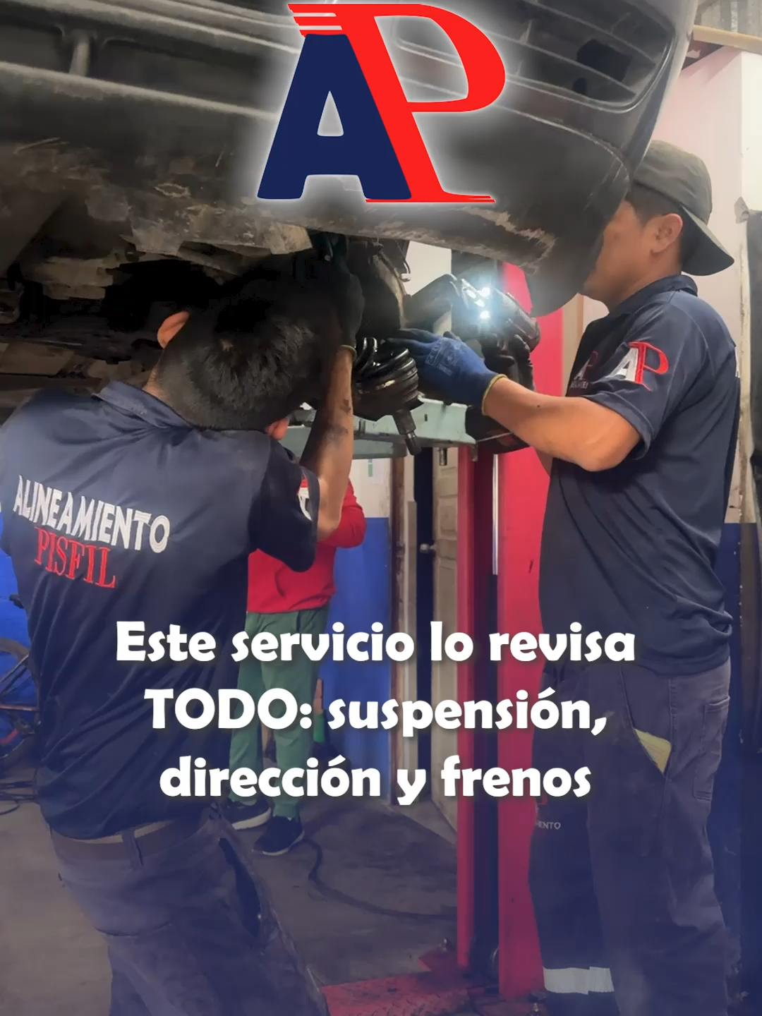 El mantenimiento intensivo incluye más de 30 servicios 😎🚘donde se desmonta el puente delantero para revisar suspensión, dirección y frenos a profundidad, garantizando un diagnóstico completo y una conducción segura.👨‍🔧🅰️🅿️ #alineamientopisfil #MecánicaAutomotriz #serviciotécnico #carros #direccion #Dirección #sonidos #revisióntécnica #tallerautomotriz #cliente #promoción