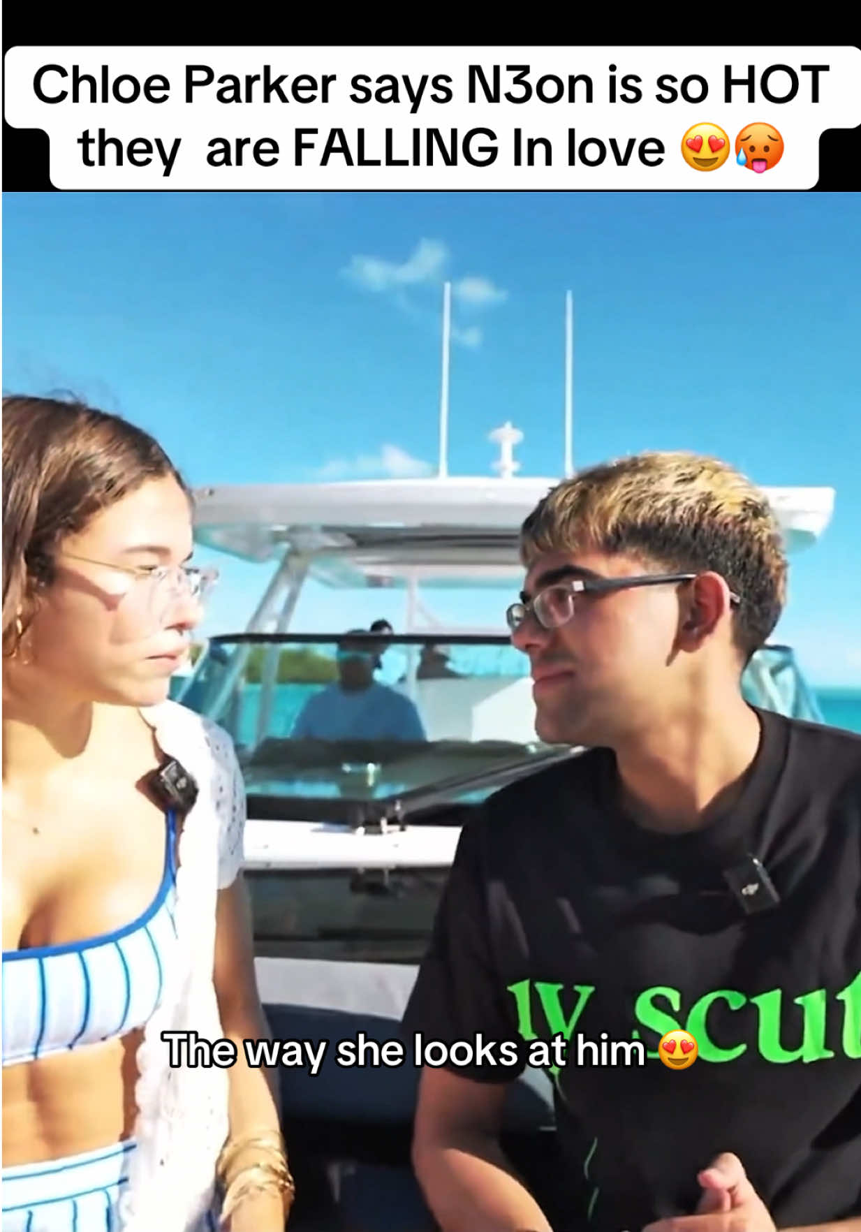 Chloe Parker says N3on is so HOT they  are FALLING In love 😍🥵#Super #chloeparker #n3on #Relationship 