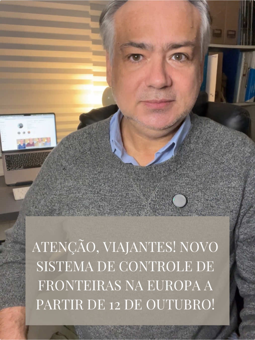 Resumo das Mudanças no Controle de Fronteiras 🇪🇺✈️ - Início: Novo sistema Entry/Exit entra em vigor em 12 de outubro 📅 - Aplicação: Para viajantes de países fora da UE 🌍 - Duração: Registros de entradas e saídas por até 90 dias ⏳ - Registros: Data, hora e local de passagem serão eletronicamente registrados 🖥️ - Dedo e Foto: Impressões digitais e foto na primeira entrada (a partir de dezembro) 📸 - Identificação: Sistema detecta automaticamente quem ultrapassa o tempo permitido 🛑 - Compartilhamento: Informações em tempo real com autoridades do Schengen 🔄 Prepare-se para a sua próxima viagem! 🚀 #EntryExitSystem #Viajantes #Europa #Schengen #Segurança   