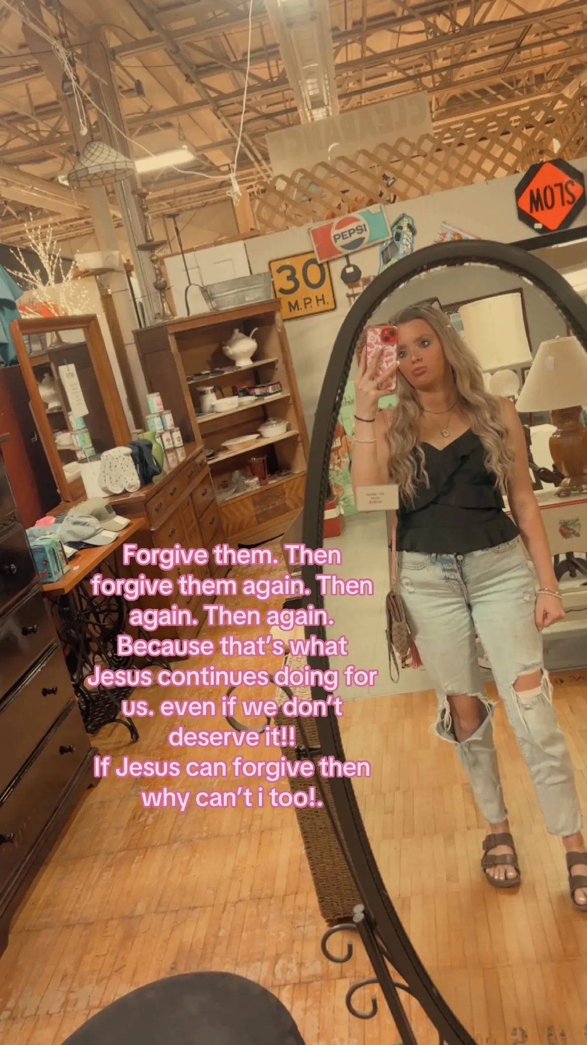 Jesus never thought twice abt forgiving you! 