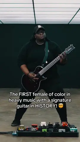 🥹 So honored to be the first female in a Jackson Guitars history with my own signature guitar. Seeing own signature on the headstock blows my mind still.  I love my metal community and everyone else that continue to lift me up! All I can say is thank you. 🙏🏿 #fyp #diamondrowe #tetrarch #guitarplayer #altmetal 
