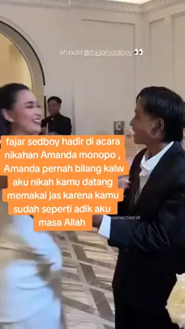 eh ada fajar sadboy d pernikahan Amanda monopo  #amandamonopo #fajarsadboyviral #pernikahanamandamonopodanken #artisentertaiment #viralpyp