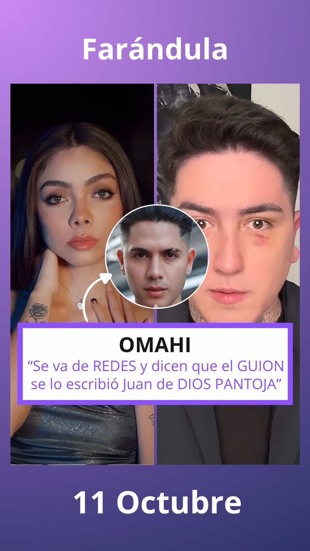 OMAHI se retira de redes y habla de Valeria #omahi 