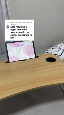 Amo essa mesinha dobrável ✨