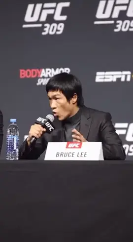 Bruce Lee on @UFC calls out all the weight classes 🤯 #UFC #brucelee #viral #sora #aivideos 