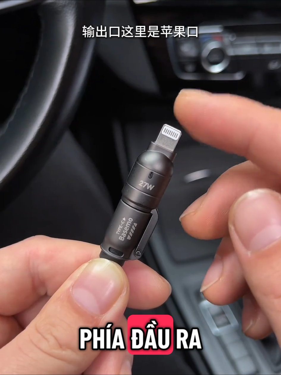 “Dây sạc 4 trong 1 – Nhỏ gọn mà đa năng vượt trội” > Hỗ trợ PD27W và 240W, tương thích cả iPhone lẫn Android!