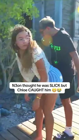 N3on thought he was SLICK but Chloe CAUGHT him 😬😭 #n3on #chloeparker 