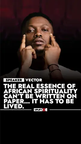 ↓ Before the missionaries came, there were already deep spiritual systems in Africa that guided and protected our people. #Vector explained how there was a cross symbol in Badagry long before they arrived, just upside down. It was seen as a symbol of protection. When outsiders came, they killed the original gatekeepers, the people who held the knowledge of our identity, our pride, and our connection to the Creator that existed before any religious books were written. They replaced our understanding with their own stories and made us believe our traditions were “evil.” But in truth, what they called evil was just our way of understanding life, the balance of good and bad that exists in everyone. They used theater, literature, and brute force to make us forget who we truly are. But the real essence of African spirituality can’t be written on paper. It has to be lived.  ….. [Speaker] VECTOR @ ….. Join the #UPLIFTX Family 🫵🏿 the most supportive community online; helping you to become your most confident self. Join us on our journey. For More Soul Redeeming Content and to Keep the Community Growing: Follow, Share, Save and Tag Us: @uplift.x ….. Copyright Disclaimer under section 107 of the Copyright Act of 1976, allowance is made for 