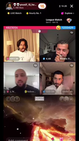 YOUSIF LIVE #yousifishere YELLOWBLACK VS BADER AND RAMEZ @💀💀yousif_!$_here☠️☠️  @🌔YellowBlack🌖  @Serpo  #yousifishere  #yousiflive  #yousiflive🦂 #matchmoments