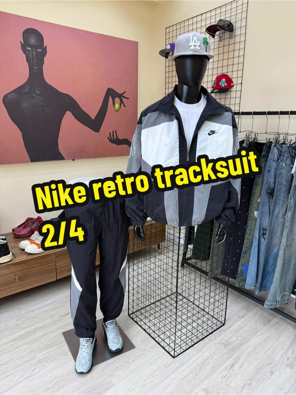 Nike retro tracksuit set 2/4 -N100,000 L - 2XL    #fyp #tiktoknigeria #clothing #fashion #mensclothingstore