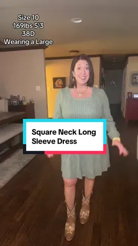 This dress is so flattering and comes in so many beautiful colors! @WIHOLL @WIHOLL FASHION #longsleevedress #falldress #fallfashion #dresswithpockets #dresses 