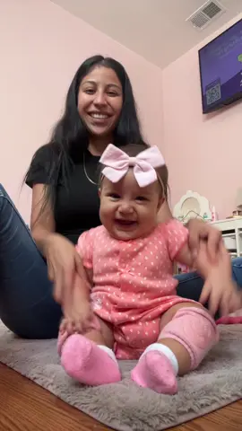 My happy baby 🎀 #fyp #babytok #girlmom 