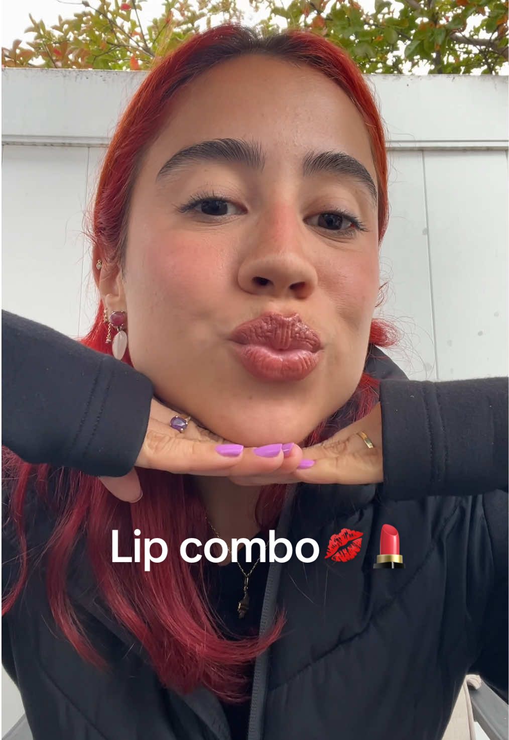 Replying to @karlaaa | sahm ✨ lip combo from that video!  @Kosas hotliner in Infinite  (In the video I used lip oil shade exposed) @Fenty Beauty gloss bomb stix in fenty glow and gloss in shade hot chocolit  #lip#lipcombo#lips#makeup#swatch #tryon #fyp#foryoupage 