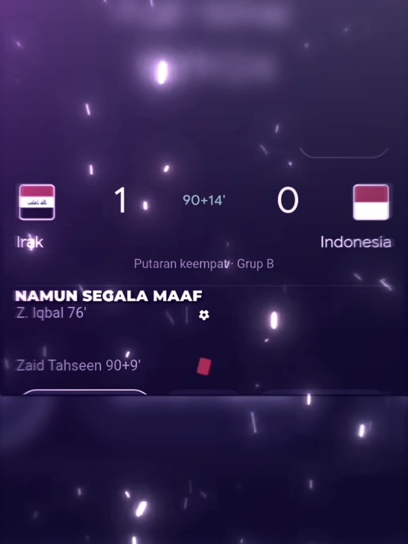terimakasih timnas Indonesia atas perjuangan di ronde 3-4, semoga Indonesia bisa lolos ke piala dunia 2031🤲🏻 #timnasindonesia #fifaworldcup2026 #fyp #afc #afc 