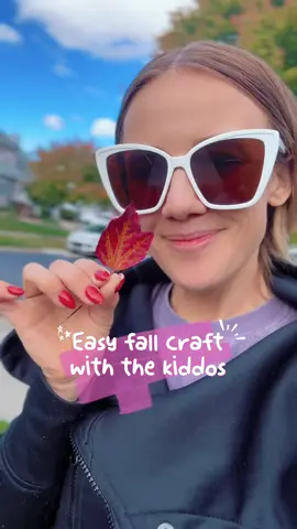 Afternoons like these 🍁 #momlife #motherhood #diymom #craftymom #fallcrafts  Fall activities Fall fun  Kids crafts Crafting  Leaf crown 