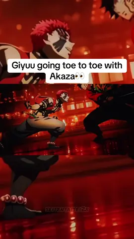 Giyuu going toe to toe with Akaza👀 #DemonSlayer #DemonSlayerInfinityCastleArc #Akaza #Giyuu #Anime 