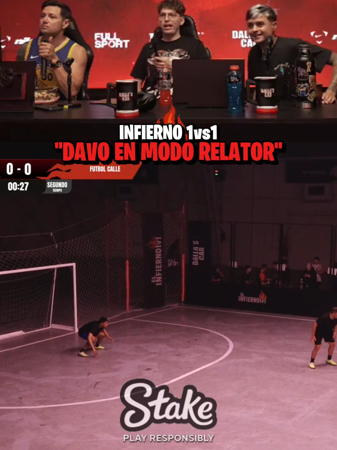 En modo relator #kick #infierno1vs1 #markitonavaja #maurozarate #davooxeneize