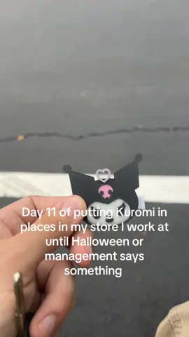 I have noticed people have taken them #fyp #kuromi #sanrio #cute #halloween  