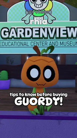 tips to know before buying gourdy! 🎃 #dandysworld #roblox #gourdy #dandysworldgourdy #twistedrhia 