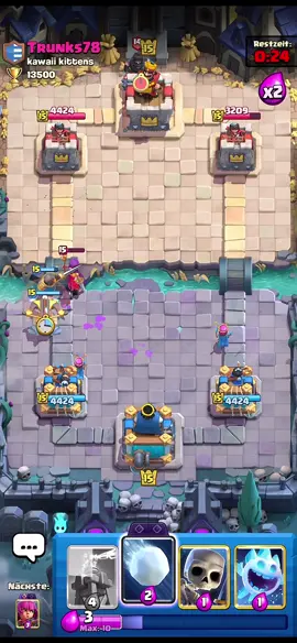 patrick played with xbow and he likes it🏹❤️ #clashroyale #cr #patrick #commentary 