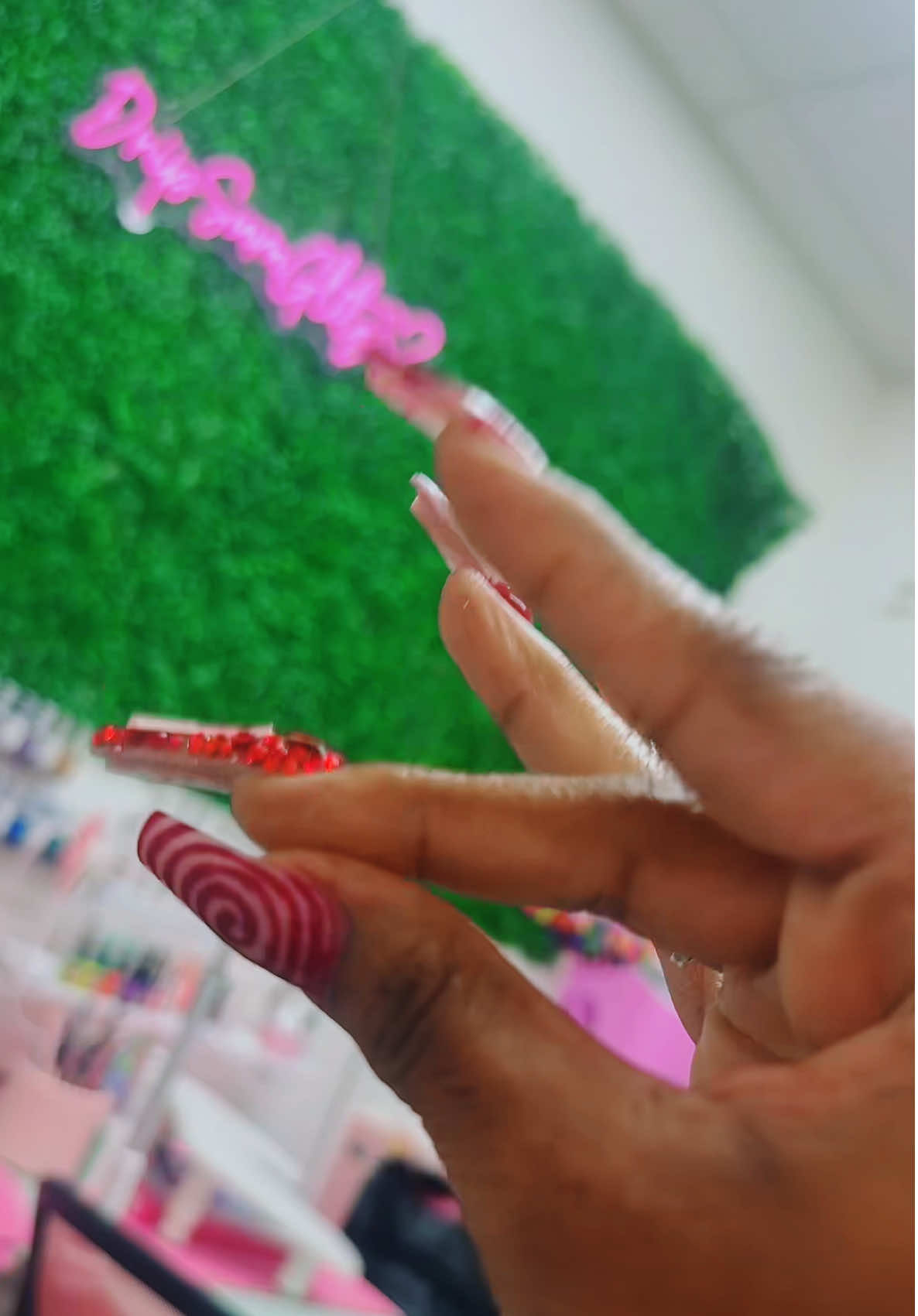 You really ate these I’m afraid @Erica Rivera 💅🏾🤭🔥🔥 #halloweennails #halloween2025 #acrylicnails #fyp 