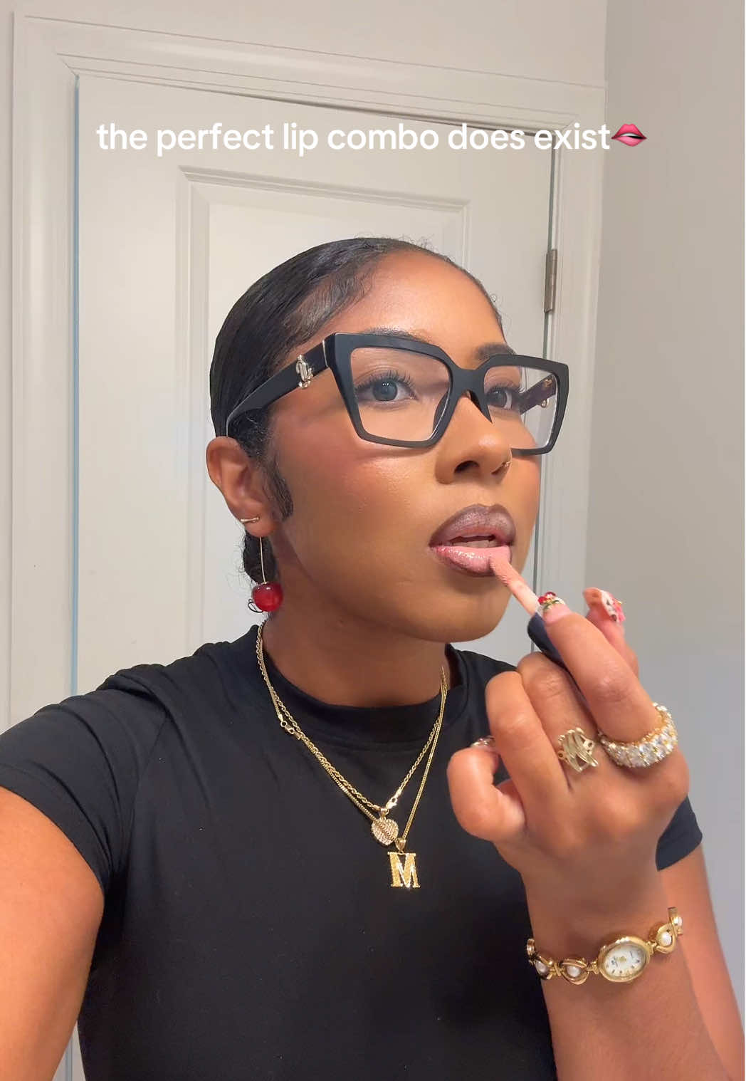 I wear this lip combo everywhereeeee, I’m obsessed 😍🫦 JCB me every time! @Jayda Cheaves Beauty #jcbeautymadeeffortless 