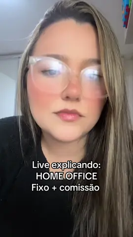 Live agora #homeoffice #trabalho #fy 