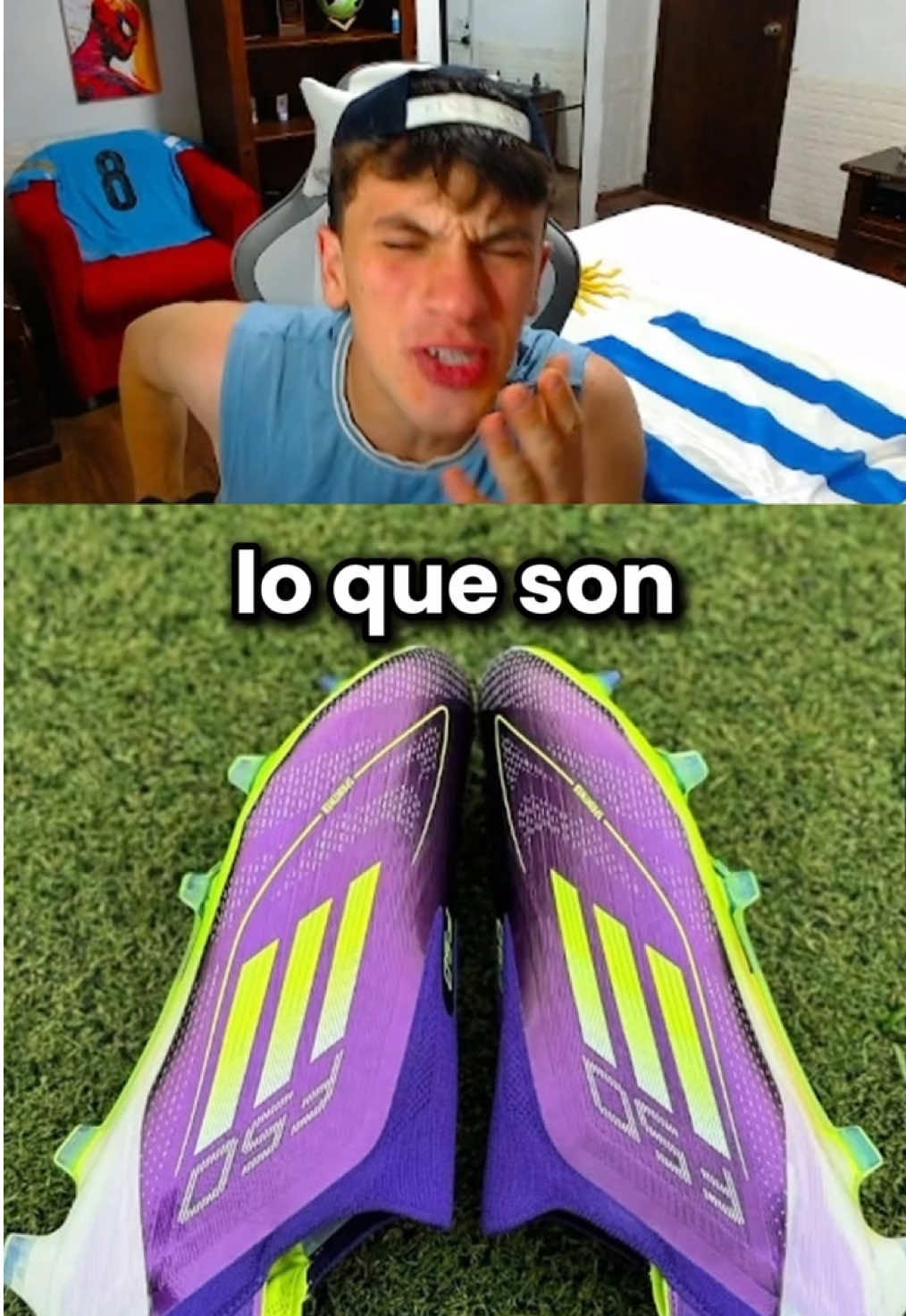 NUEVO INTEGRANTE DE LA FAMILIA 🥹⚽️ #futbolargentino #botines #futbolista #futbol⚽️ #argentina🇦🇷 