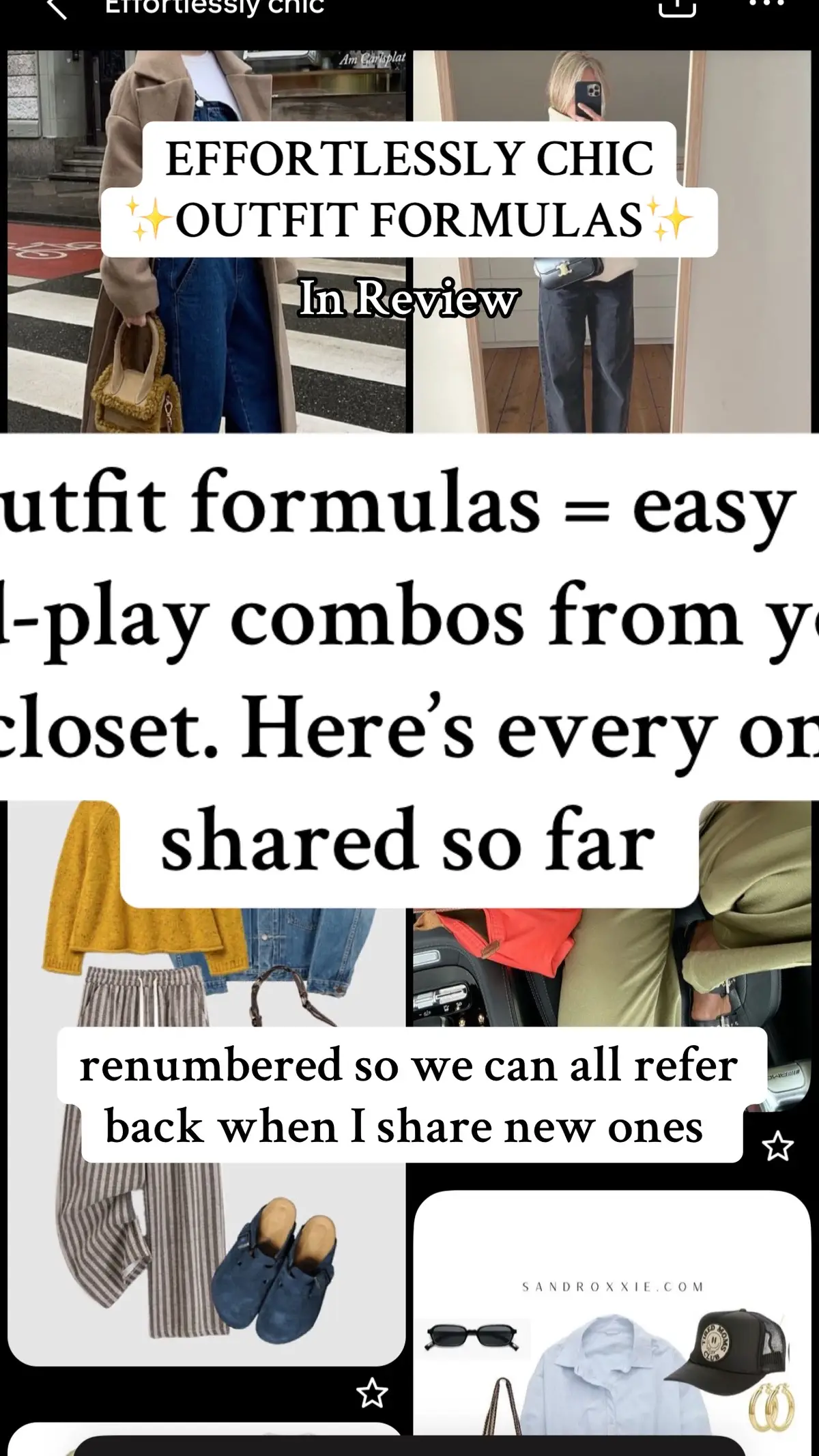 If you’re new here — I’ve been sharing easy outfit formulas that make getting dressed feel effortless again. Each one is a plug-and-play combo you can recreate with pieces you already own. I renumbered them so it’s easier to reference when I post new ones — save this for inspo or when you need an easy outfit idea ✨ #outfitformulas #outfitinspo #styleideas #effortlessstyle #effortlesslychicoutfitformulas 