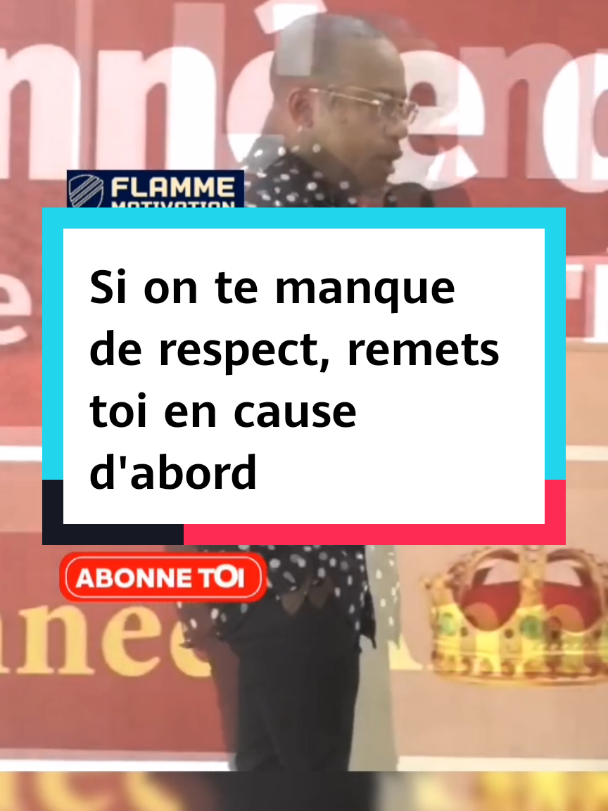Si on te manque de respect, remets toi en cause d'abord #flammemotivation #motivation #france #paris #percer 