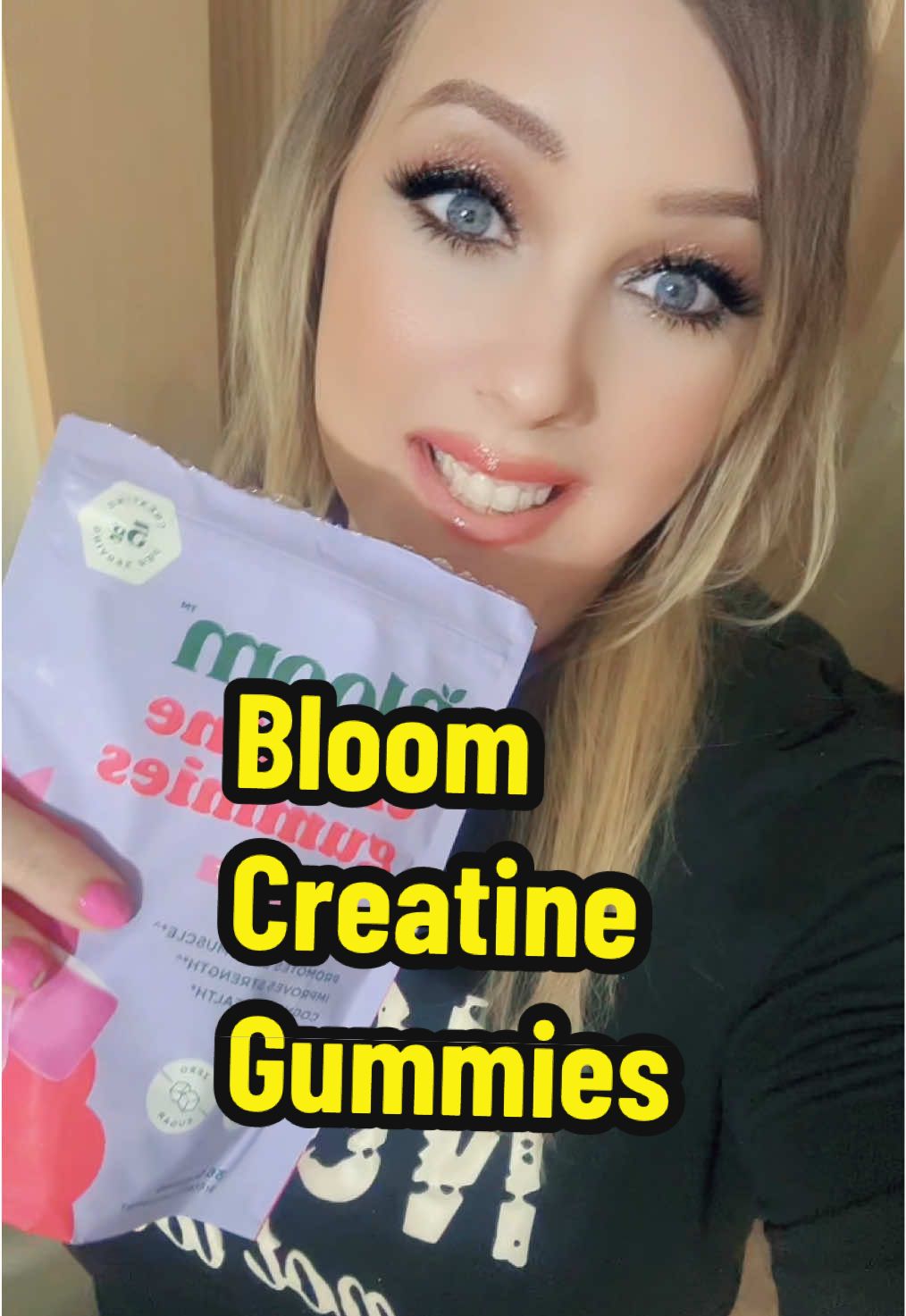 The berry flavor is delish too! @Bloom Nutrition #Fitness #fit #FitTok #fitnessjourney #creatine 