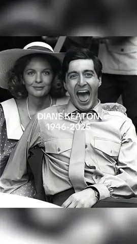 DIANE KEATON 1946-2025 Hollywood icon Diane Keaton famous for her role as Kay Adams Cor-Leone wife of Michael Corleone in The Godfather film, dies at 79 % The 1972 film was her first major movie role and marked her Hollywood breakthrough. (Credit: Getty) #Dianekeaton #TheGodfather #alpacino #movie #michaelcorleone 