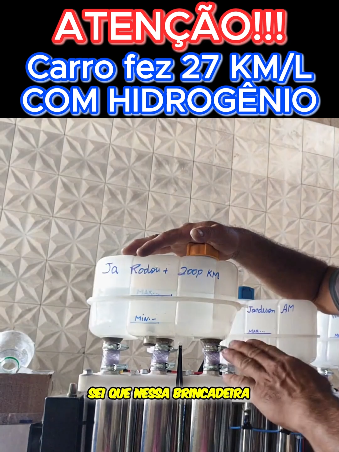 ele instalou hidrogênio diretamente em seu veículo e carro fez 27 km por litro #economiadecombustivel #veiculosseminovos #Combustível