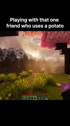 Bros seeing nothing 😭 #Minecraft #minecraftmeme #fyp #meme #vs