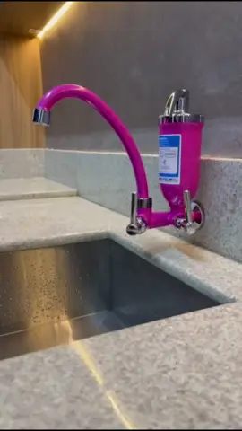 torneira de cozinha com filtro de parede rosa!! #torneira #cozinha #filtro #rosa #shopee  link dos produtos na minha bio 