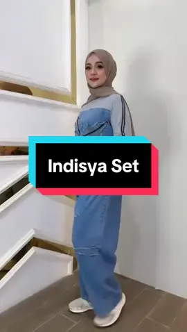 Sudah Ready Ya Bund Set Jeans Kaosnya😍#fashion #outfit ##muslim #indonesia #fyp 