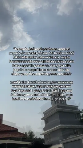 “tidak ada anak yang dibedakan” nyatanya? sakit🥺🥀 #anakpertamaperempuan #fypage 