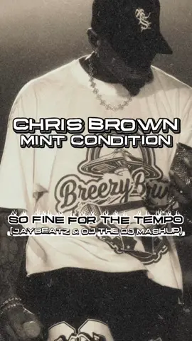Me and @OJ The DJ been working hard, yall ready for the next Breezy tape? 👀 Chris Brown x Mint Condition - So Fine For the Tempo // drop some 🔥🔥🔥 in the comments if you ready!! #HVLM #ojthedj #jaybeatz #sofine #chrisbrown