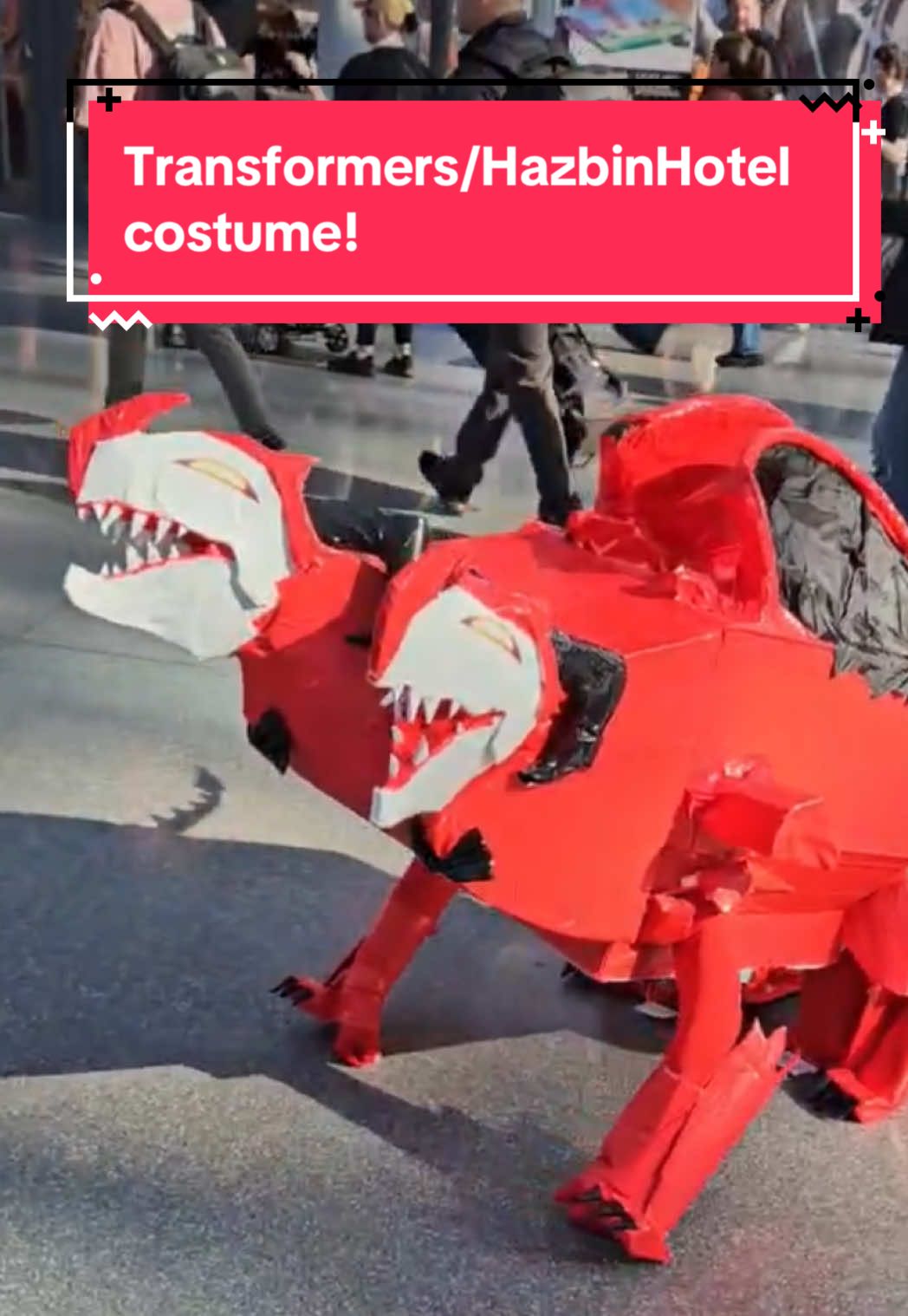 My Transformers/HazbinHotel costume has hit @New York Comic Con! I went as Sinnertwin with a Razzle and Dazzle alt mode. @TRANSFORMERS @Hellaverse On Prime #transformers #hazbinhotel #cosplay #nycc #nycc2025