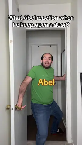What Abel reaction when he keep open a door? #fyp #LIVEIncentiveProgram #LIVECareer #PaidPartnership #hazbinhoteledit 