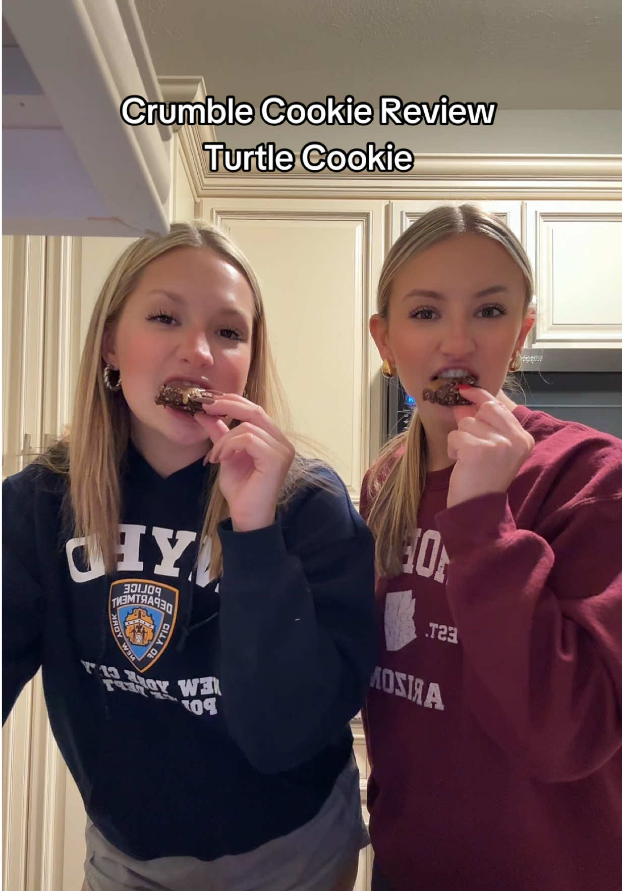 Crumble Cookie of the week review!!! @cortney_marie we are having a great Saturday lol #crumblecookie #crumblcookiesoftheweek #crumblecookiereview #saturday #sistergoals 