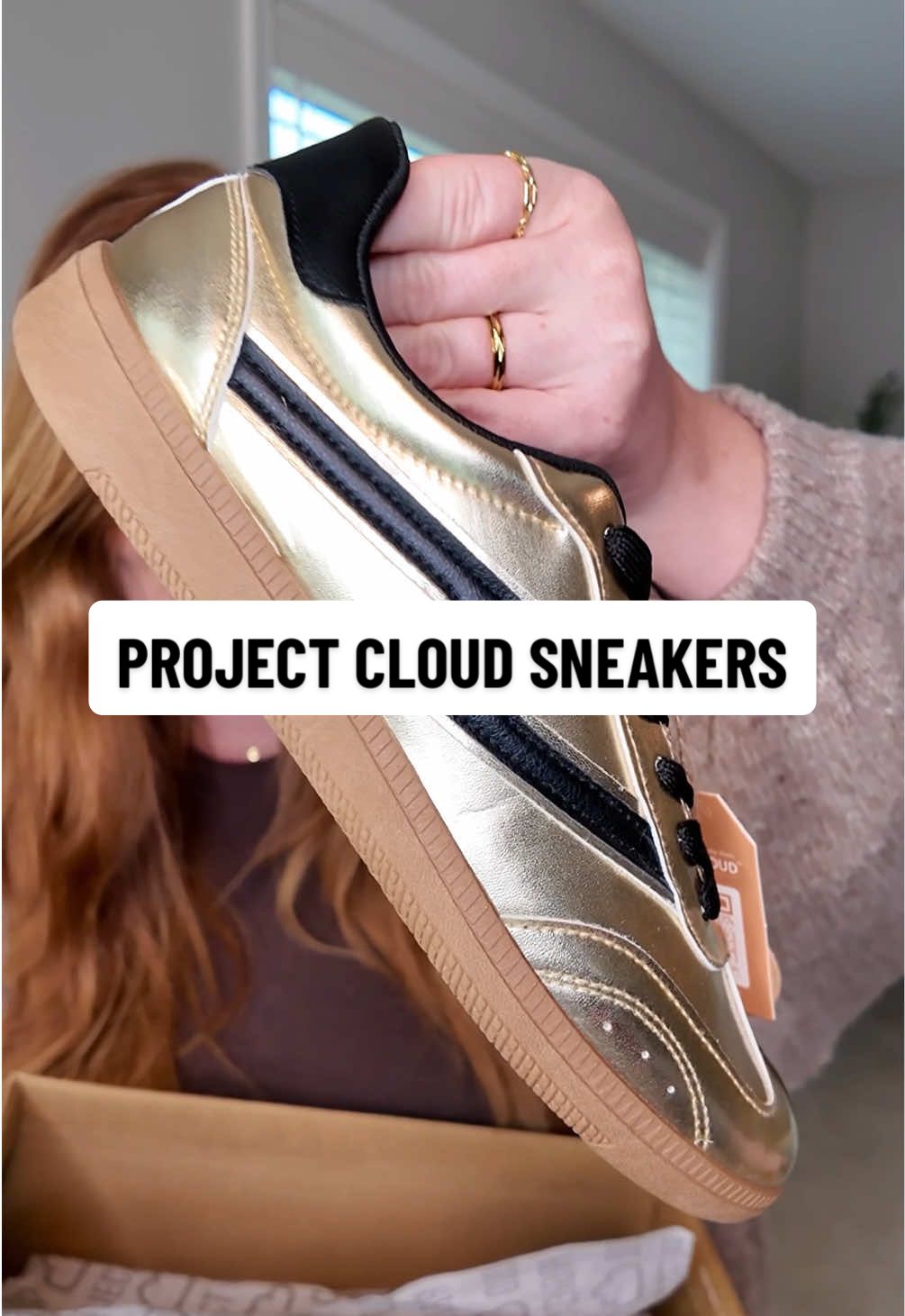 These sneakers are next-level comfy 👟☁️ Project Cloud’s Irita Sneakers feel like walking on air—lightweight, cushioned, and perfectly neutral to go with everything. They’ve got that minimal, elevated vibe while still being practical enough for everyday wear. Cute, comfy, and totally worth the hype ✨ Linked in the orange cart before they sell out! @Project Cloud Shop  #sneakers #metallicsneakers #comfyshoes #tiktokshopblackfriday #tiktokshopcreatorpicks 