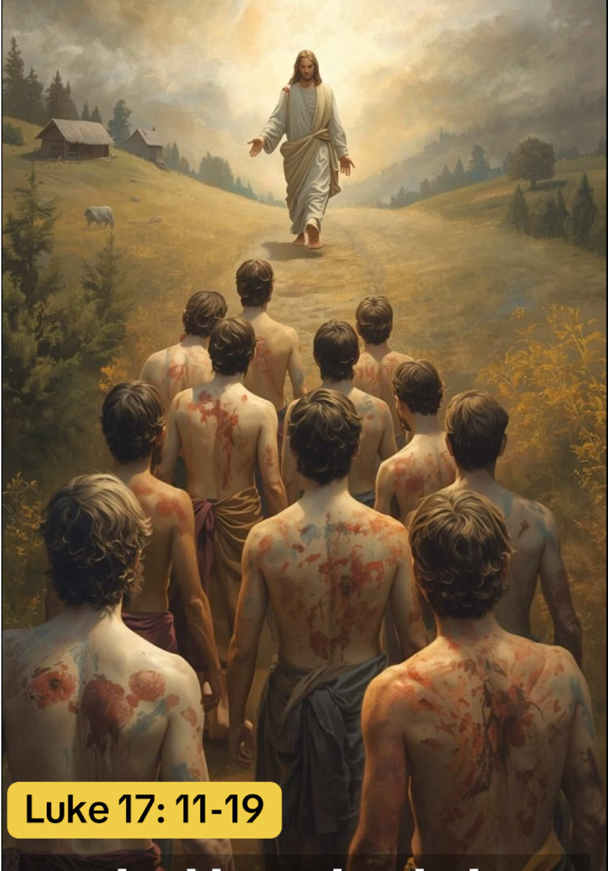 In Luke 17:11–19, ten lepers are healed by Jesus, but only one—a Samaritan—returns to give thanks. This Gospel reveals that gratitude is more than good manners; it’s a mark of true faith. Let us remember: miracles may cleanse the body, but thanksgiving transforms the soul. #GospelReading #Luke1719 #FaithAndGratitude #ThankfulHeart #JesusHeals     