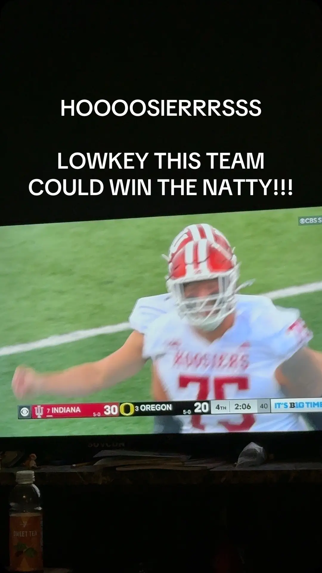 HOOSIERS BEAT OREGON IN OREGON! IU is A NATTY CONTENDING TEAM #iu #oregon #hoosiers #ducks #ncaafootball 